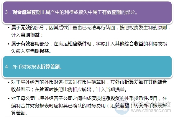 2015注册会计师考试会计变化内容浅析：其他综合收益