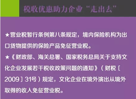 税收优惠助力企业走出去——营业税篇