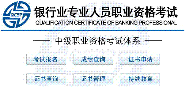 2015年银行业专业人员中级职业资格考试预报名入口