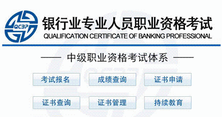 2015年银行中级职业资格考试报名入口