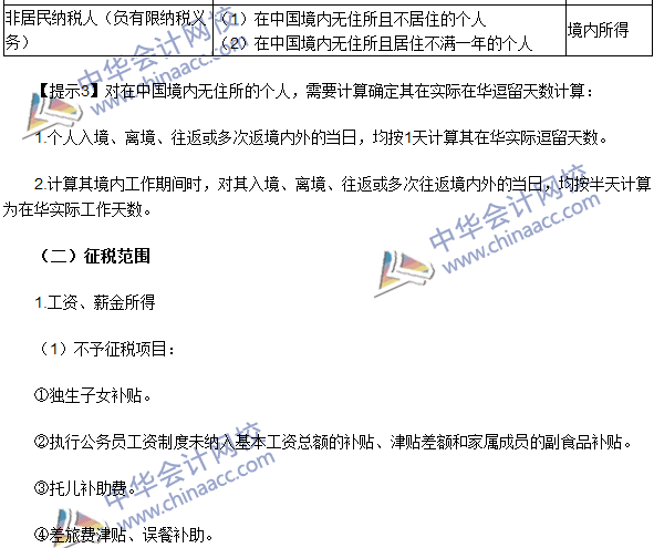 2016注册会计师《税法》高频考点：纳税义务人与征税范围 