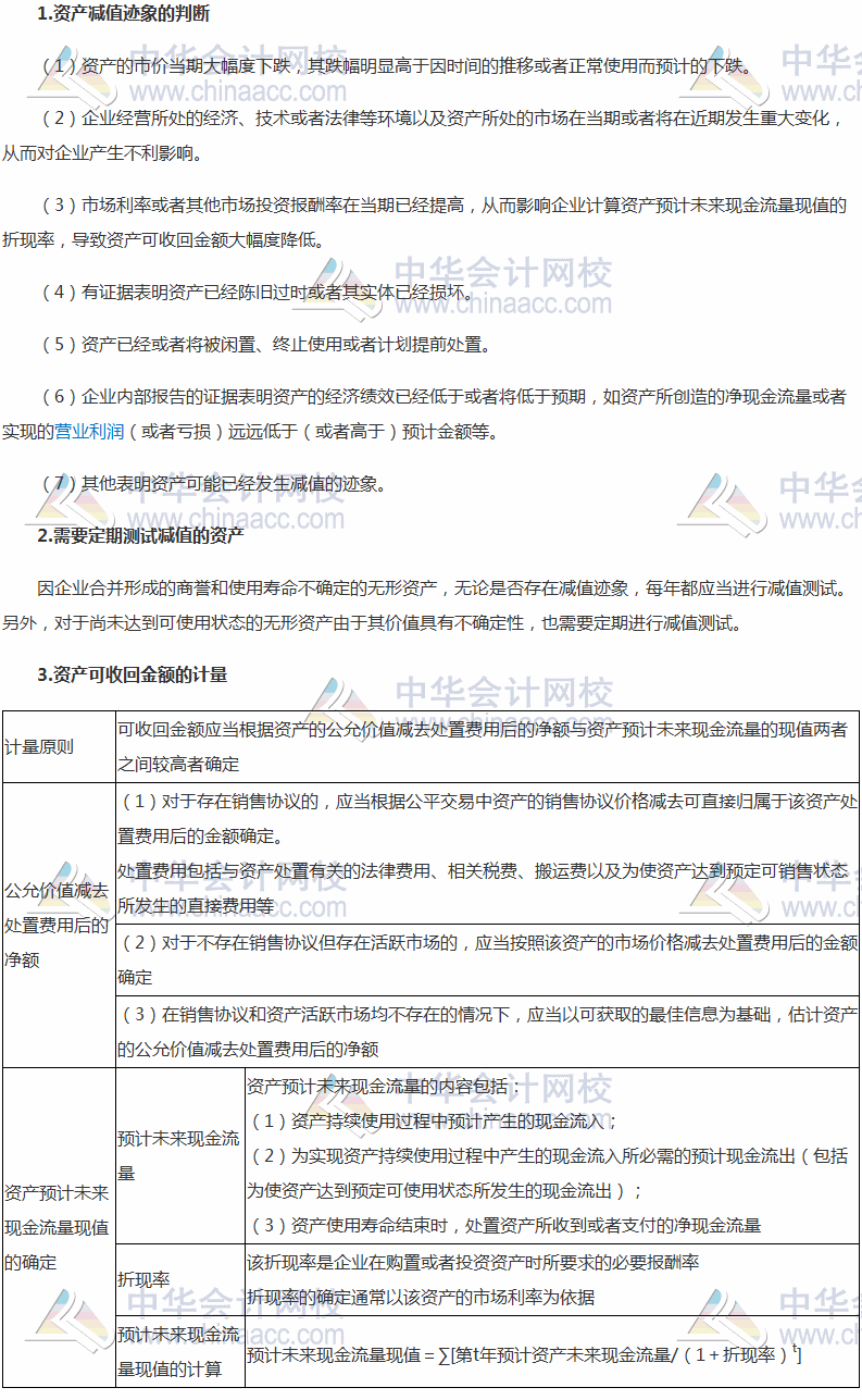 2017税务师《财务与会计》高频考点：固定资产和无形资产减值的核算