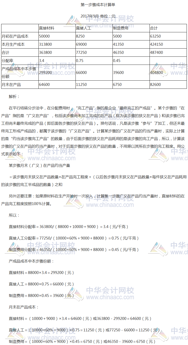 2017年注册会计师《财管》计算分析题及参考答案（考生回忆版）