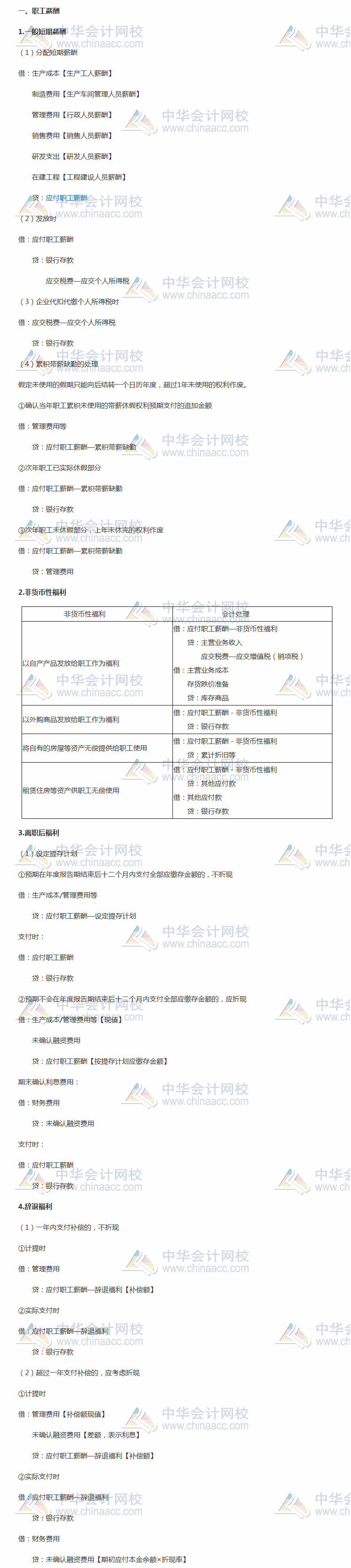 会计分录连载2:2018年中级会计实务负债业务类会计分录